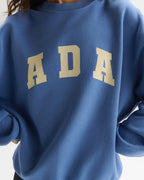 ADA Oversized Sweatshirt - Blossom Blue/Buttercream