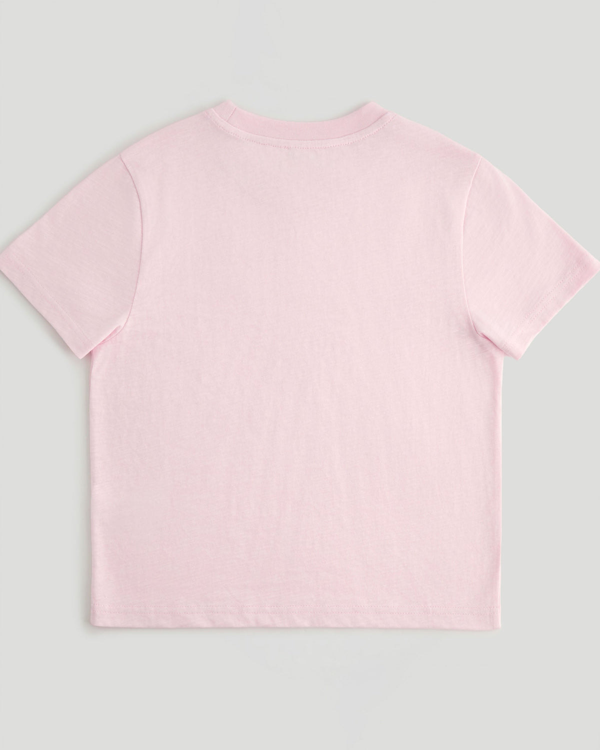 Retro Adanola Sport Classic Slub T-shirt - Soft Pink/Marshmallow White